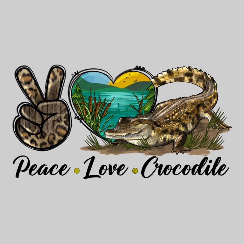 Peace Love Crocodile Premium Tee by LillyAllenDesigns | Teevron
