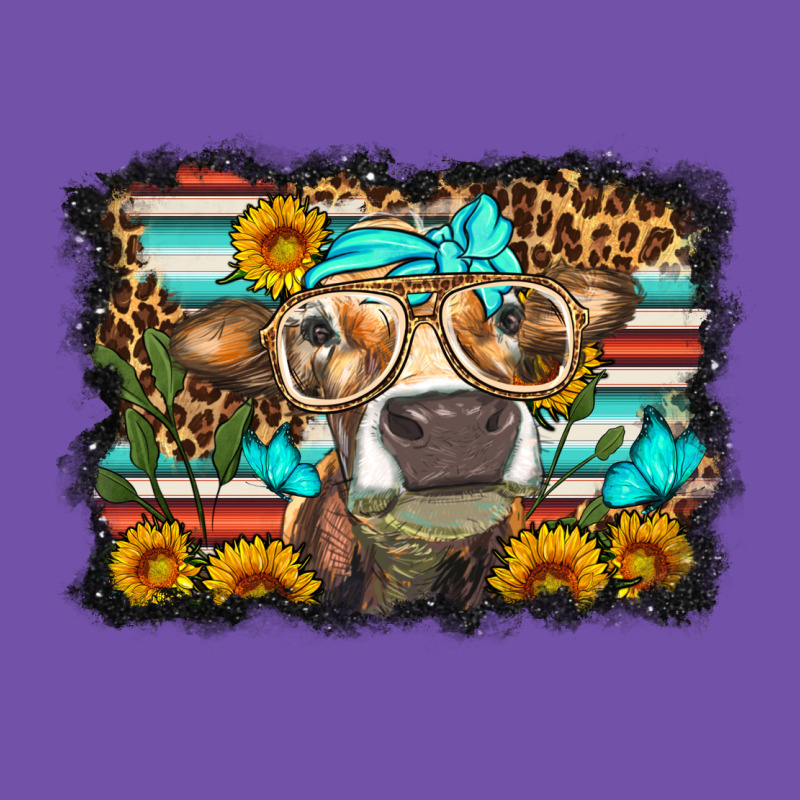 Sunflower Cow Olivia Premium Sweatshirt by OliviaCreatesArt | Teevron