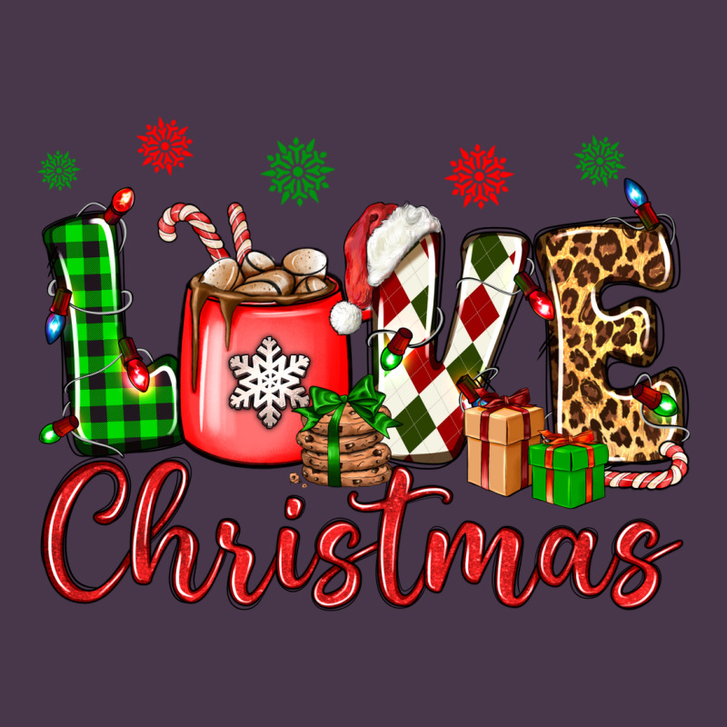 Love Christmas Heavyweight Hoodie by OliviaCreatesArt | Teevron