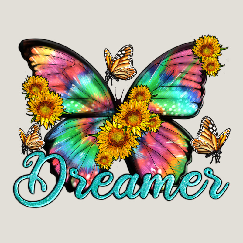 Dreamer With Butterfly And Sunflowers Heavy Core Tee by Artiststas | Teevron