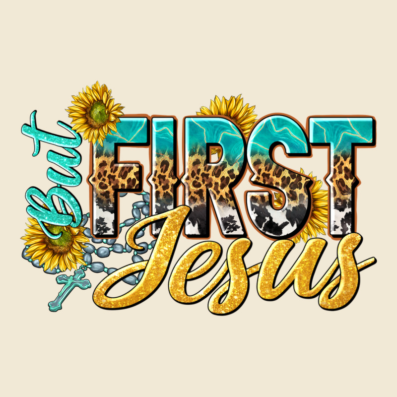 But First Jesus Premium Tee by NancyCooperArtShop | Teevron
