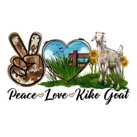Peace Love Kiko Goat Premium Tee | Teevron