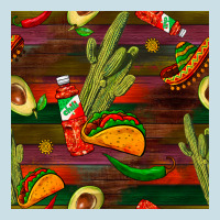 Mexican Food Seamless Pattern Ladies Tee | Teevron