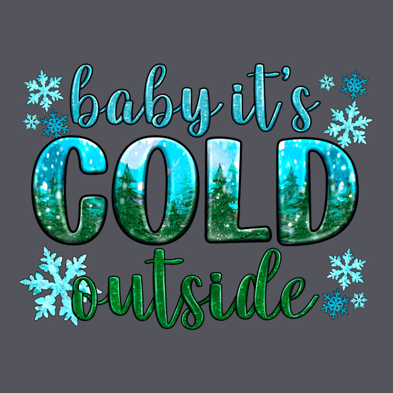 Baby Its Cold Outside Vintage Hoodie by NancyCooperArtShop | Teevron