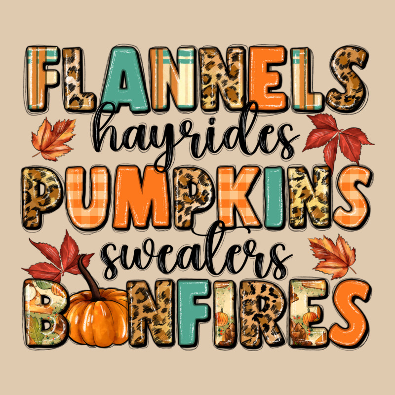Flannels Hayrides Pumpkinsbonfires Classic Tee by MaliasSmallBusiness | Teevron