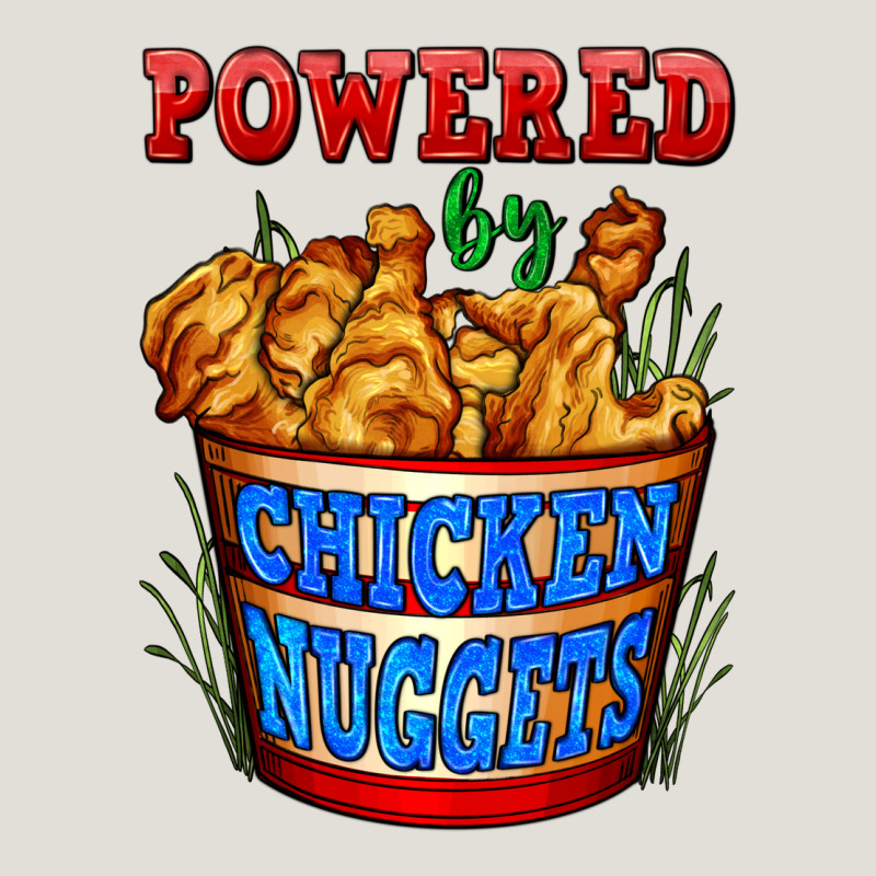 Powered By Chicken Nuggets Heavy Core Tee by AdoDesignShop | Teevron