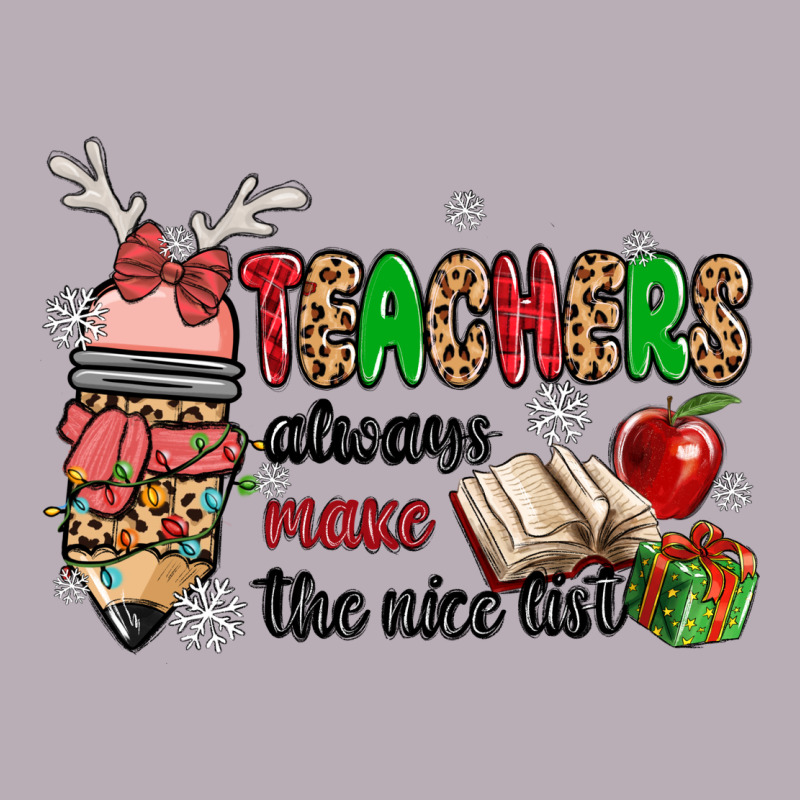 Teachers Always Make The Nice List Vintage Tee by MaliasSmallBusiness | Teevron