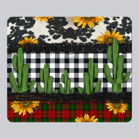 Cowhide Cacti Sunflowers Christmas Mousepad Heavyweight Sweatshirt | Teevron