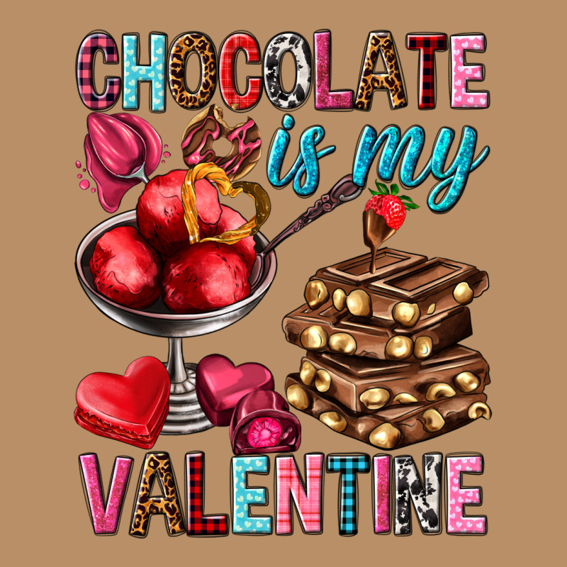 Chocolate Is My Valentine Vintage Hoodie by NancyCooperArtShop | Teevron