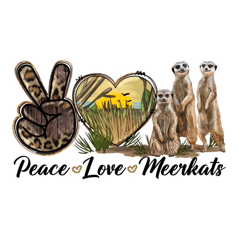 Peace Love Meerkats Premium Tee by LillyAllenDesigns | Teevron