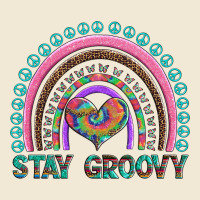 Stay Groovy With Rainbow And Heart Ladies Tee | Teevron