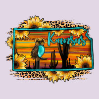 Kansas Owl Sunset Sunflower Map Classic Tee | Teevron