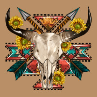 Aztec Western Bull Skull Vintage Hoodie | Teevron