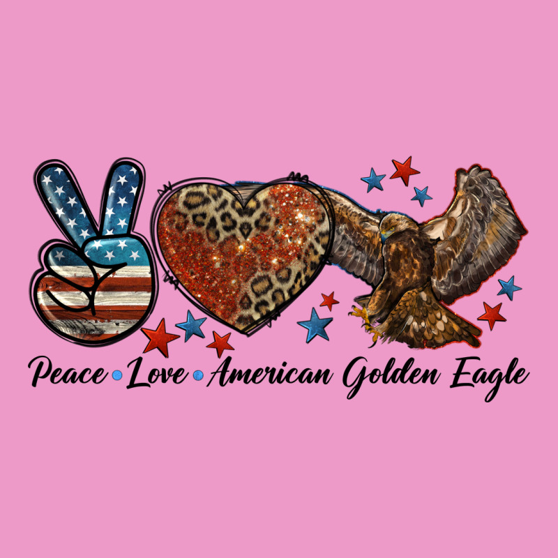 Western Peace Love American Golden Eagle Urban Hoodie by LillyAllenDesigns | Teevron