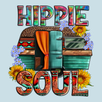 Hippie Soul With Caravan And Flowers Ladies Tee | Teevron