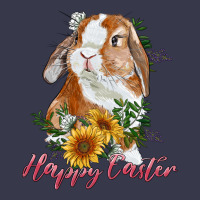 Happy Easter With Bunny And Sunflowers Long Sleeve Tee | Teevron