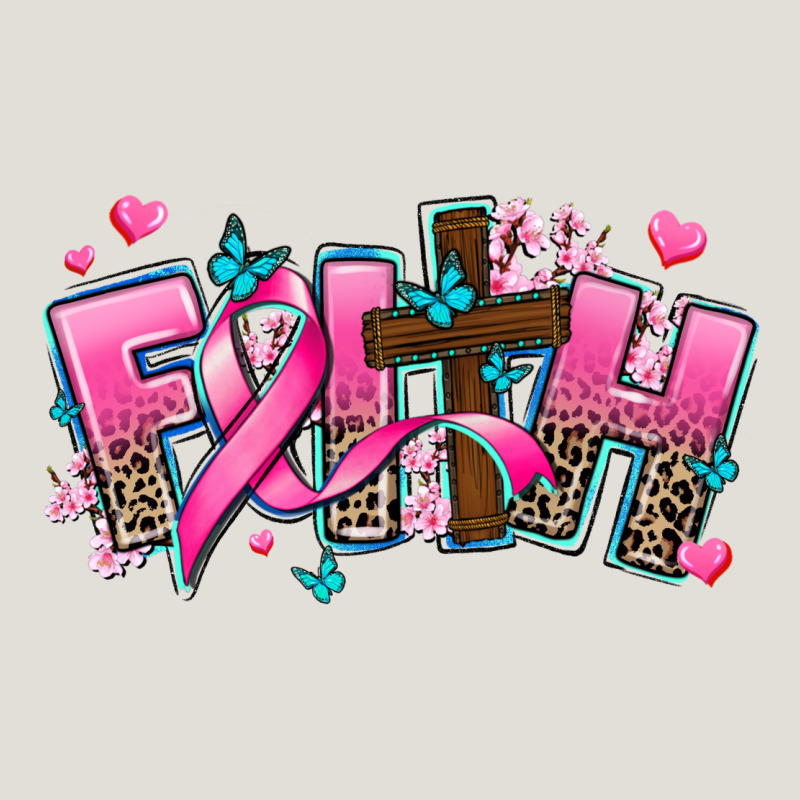Cancer Faith Cross Heavy Core Tee by AdoDesignShop | Teevron