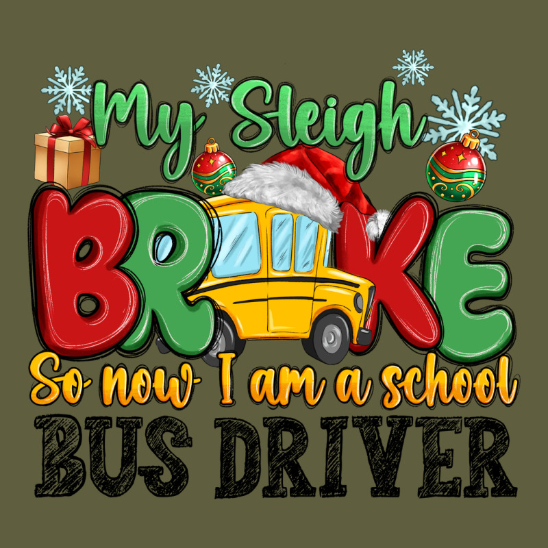 My Sleigh Broke So Now I Am A School Bus Driver Vintage Tee by MaliasSmallBusiness | Teevron