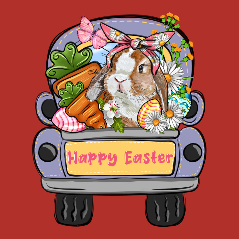 Happy Easter Bunny Truck Easter Day Premium Hoodie by CowGirlArtShop | Teevron
