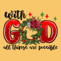 With God All Things Are Possible Vintage Hoodie | Teevron