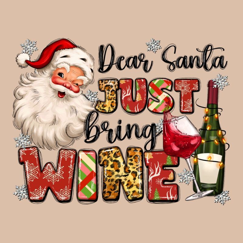 Dear Santa Just Bring Wine Urban Heavy Tee by MaliasSmallBusiness | Teevron