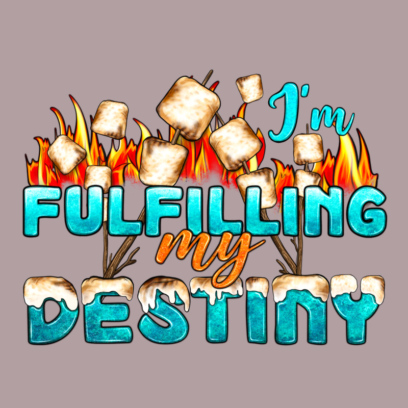 Camp Im Fulfilling My Destiny Vintage Hoodie by NancyCooperArtShop | Teevron