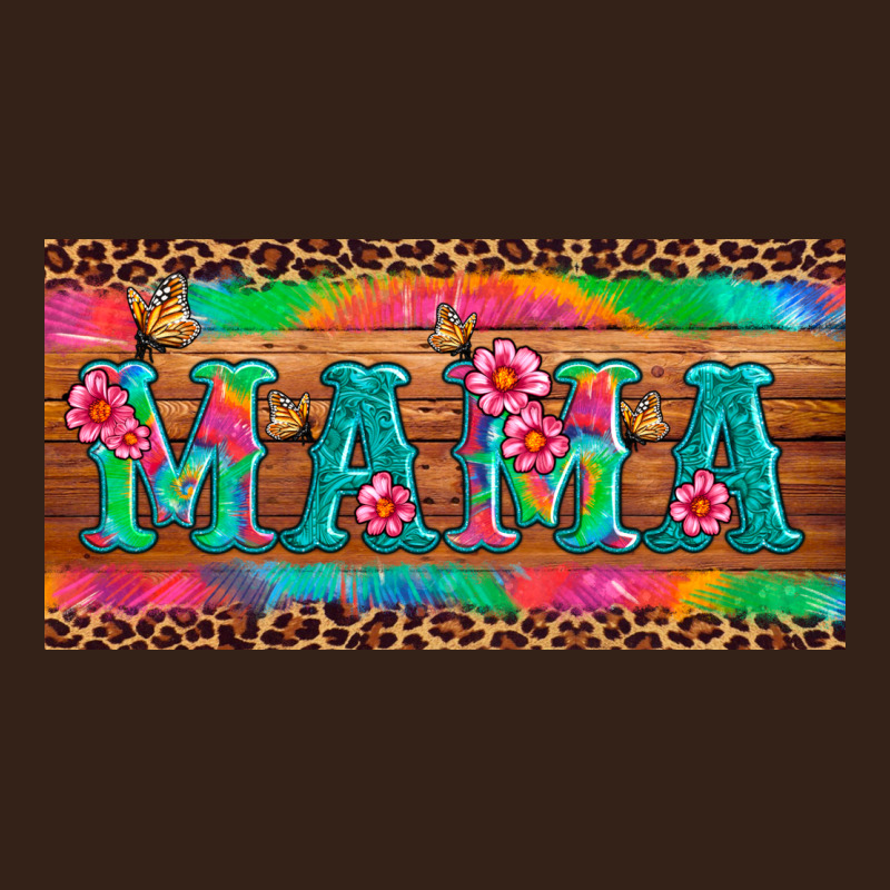 Mama Tie Dye License Plate Template Heavy Core Tee by Artiststas | Teevron