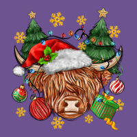 Christmas Highland Cow Vintage Tee | Teevron