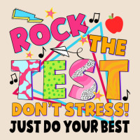 Rock The Test Don't Stress! Just Do Your Best Urban Heavy Tee | Teevron