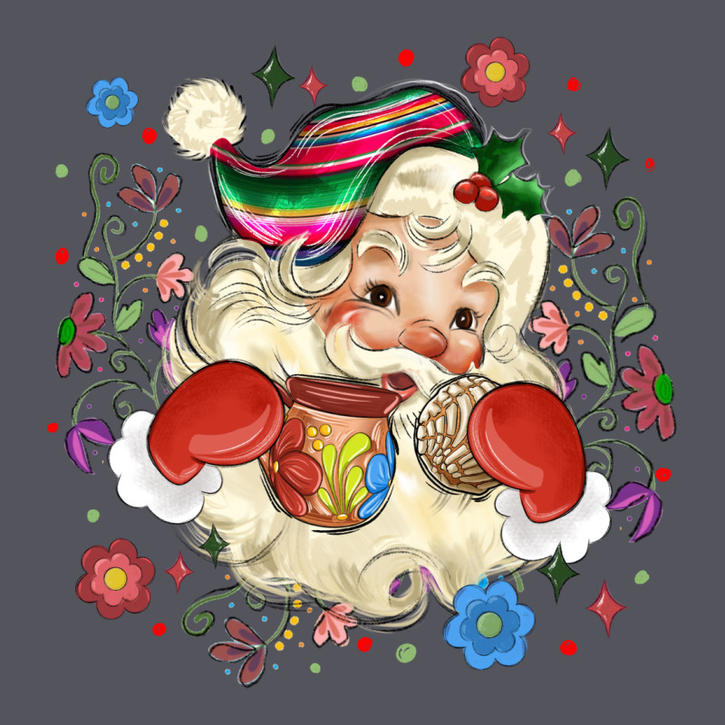 Mexican Christmas Santa Vintage Hoodie by MaliasSmallBusiness | Teevron
