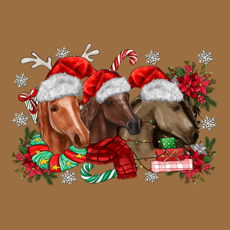 Christmas Horses Vintage Tee by MaliasSmallBusiness | Teevron