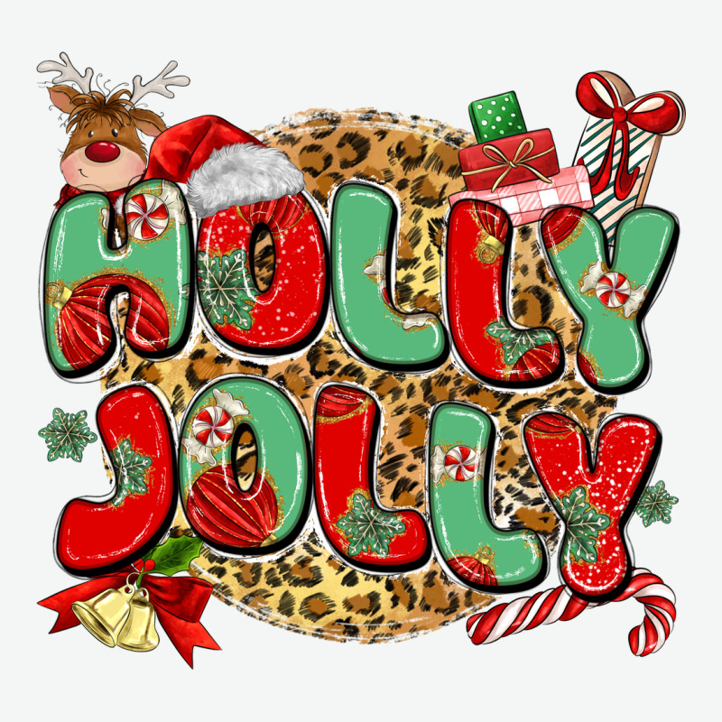 Holly Jolly Christmas Urban Heavy Tee by MaliasSmallBusiness | Teevron