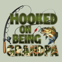 Fish Lures Hooked On Being Grandpa Long Sleeve Tee | Teevron