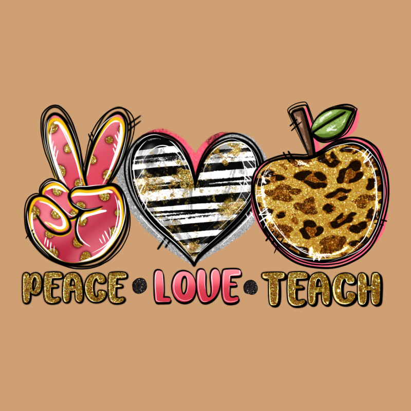 Peace Love Teach Vintage Tee by NancyCooperArtShop | Teevron