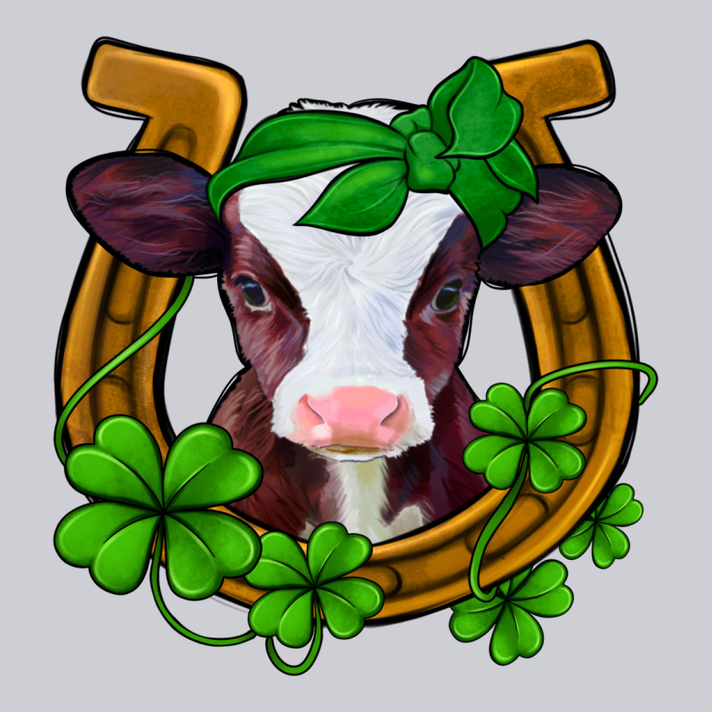 Lucky Horseshoe 4 Leaf Clover Baby Calf Heavyweight Sweatshirt by Jasminsmagicworld | Teevron