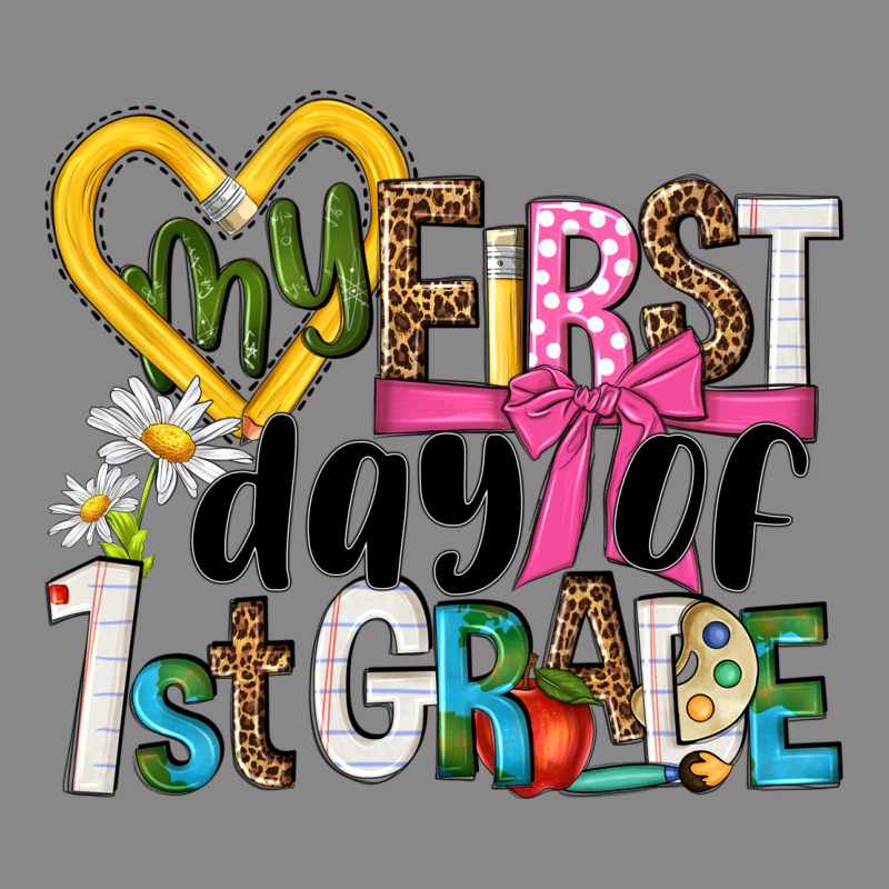 My First Day Of 1st Grade Vintage Tee by NancyCooperArtShop | Teevron