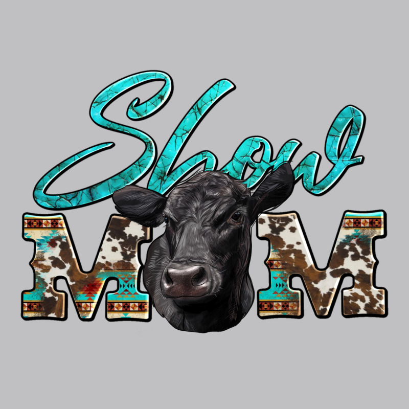 Show Mom Aztec Cowhide Black Angus Long Sleeve Tee by Artiststas | Teevron