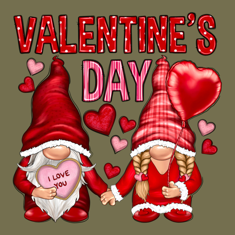 Valentines Day With Gnomies Vintage Hoodie by NancyCooperArtShop | Teevron
