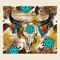 Cowhide Leopard Bull Skull Gemstone Premium Tee | Teevron