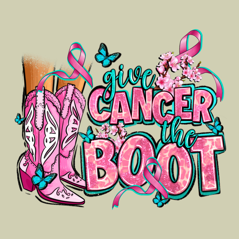 Give The Cancer Boot Heavy Core Tee by AdoDesignShop | Teevron