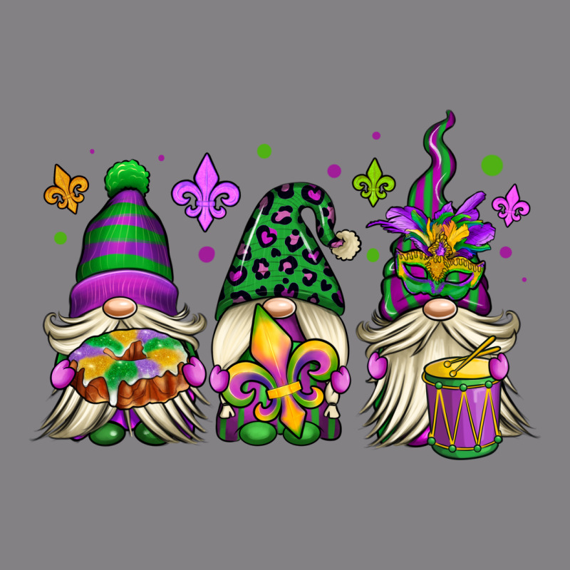 Mardi Gras Gnomes Heavyweight Hoodie by OliviaCreatesArt | Teevron