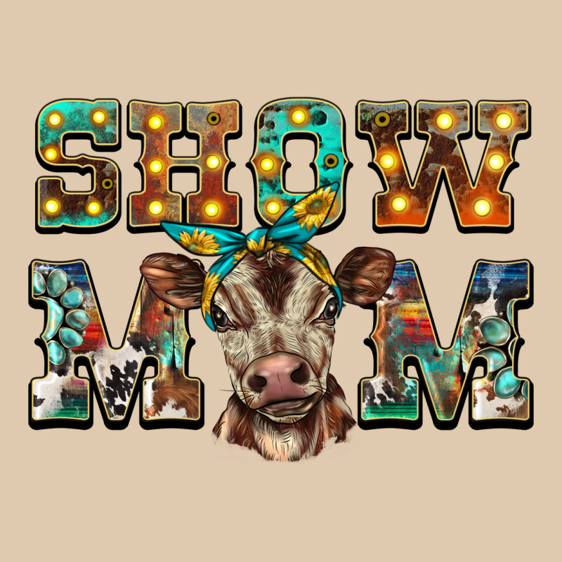Show Mom Brown Calf Heavyweight Sweatshirt by BarkalooDesign | Teevron