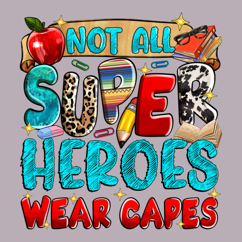 Not All Super Heroes Wear Capes Vintage Tee by NancyCooperArtShop | Teevron