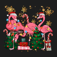 Christmas Flamingos Classic Tee | Teevron