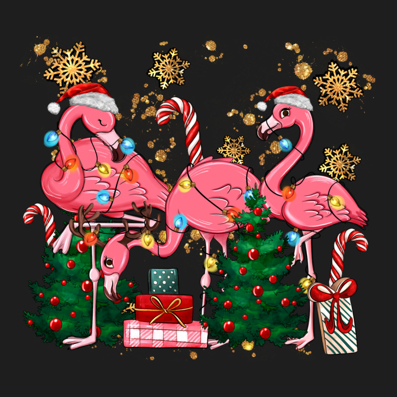 Christmas Flamingos Classic Tee by MaliasSmallBusiness | Teevron