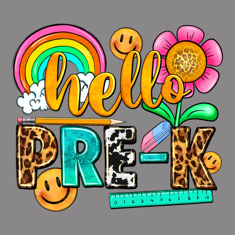 Hello Pre K Vintage Tee by NancyCooperArtShop | Teevron