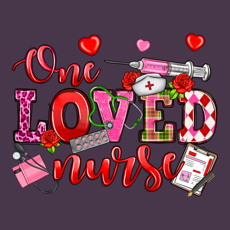 One Loved Nurse Valentine's Day Heavyweight Hoodie by OliviaCreatesArt | Teevron