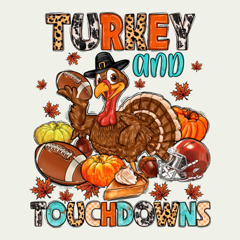 Turkey And Touchdowns Urban Heavy Tee by MaliasSmallBusiness | Teevron