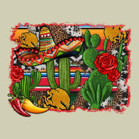 Mexican Cacti Background Heavy Core Tee | Teevron