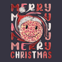 Merry Christmas Smiling Face Vintage Hoodie | Teevron